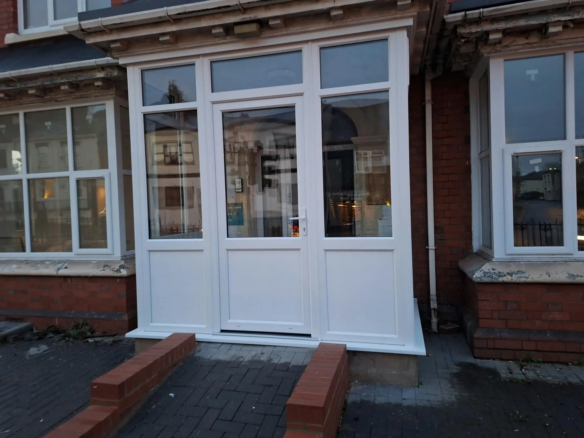 Completed porch