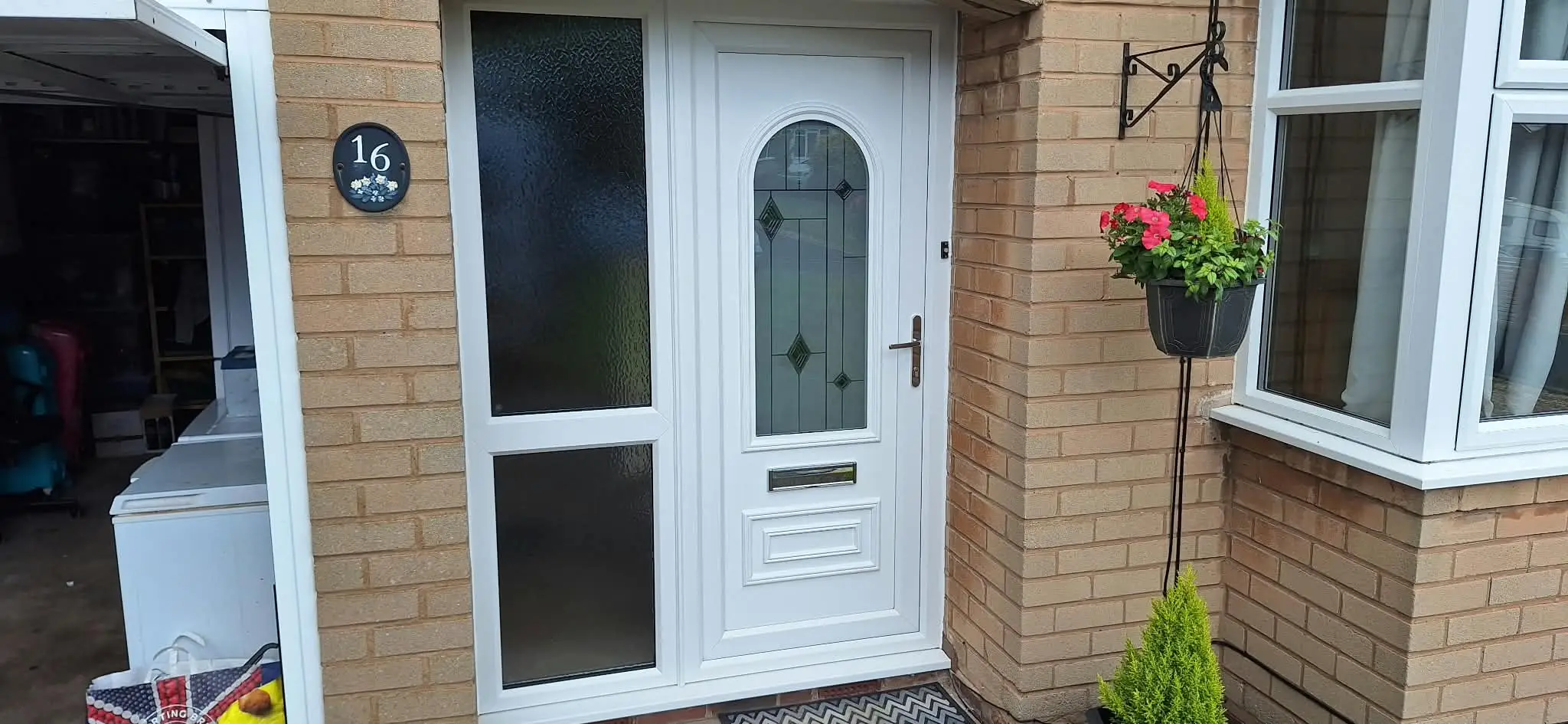 Complete pvc door