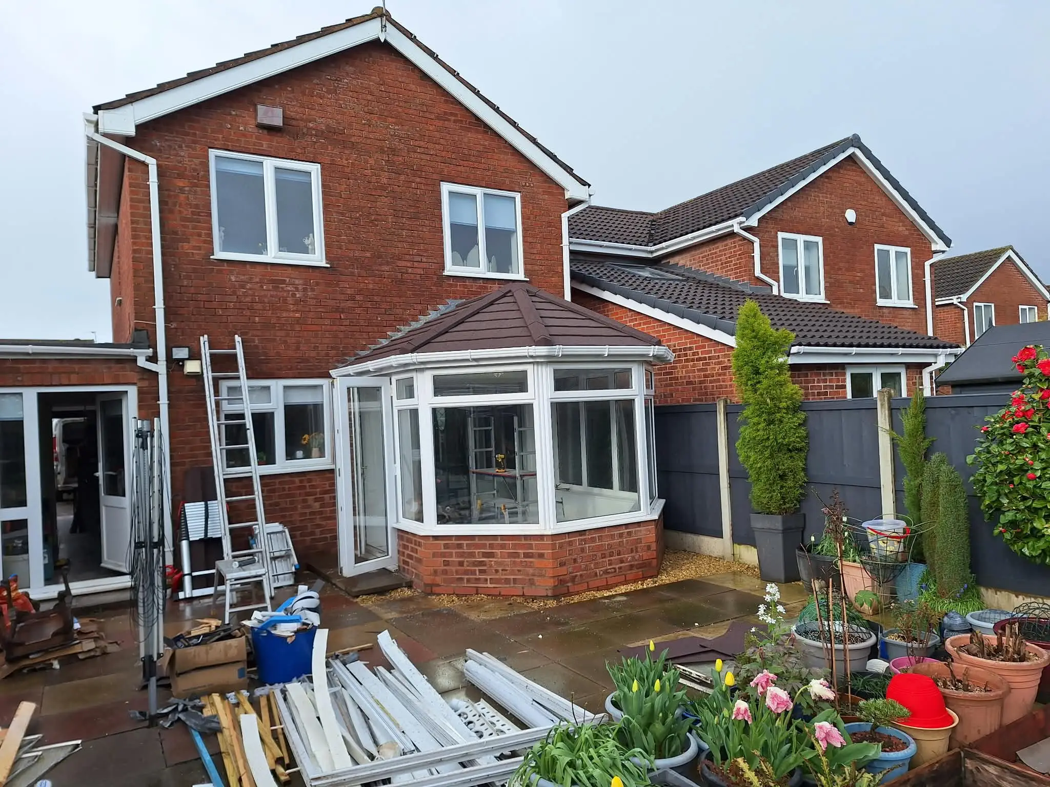 Completed warm roof project